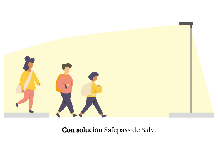 Iluminación pasos de peatones